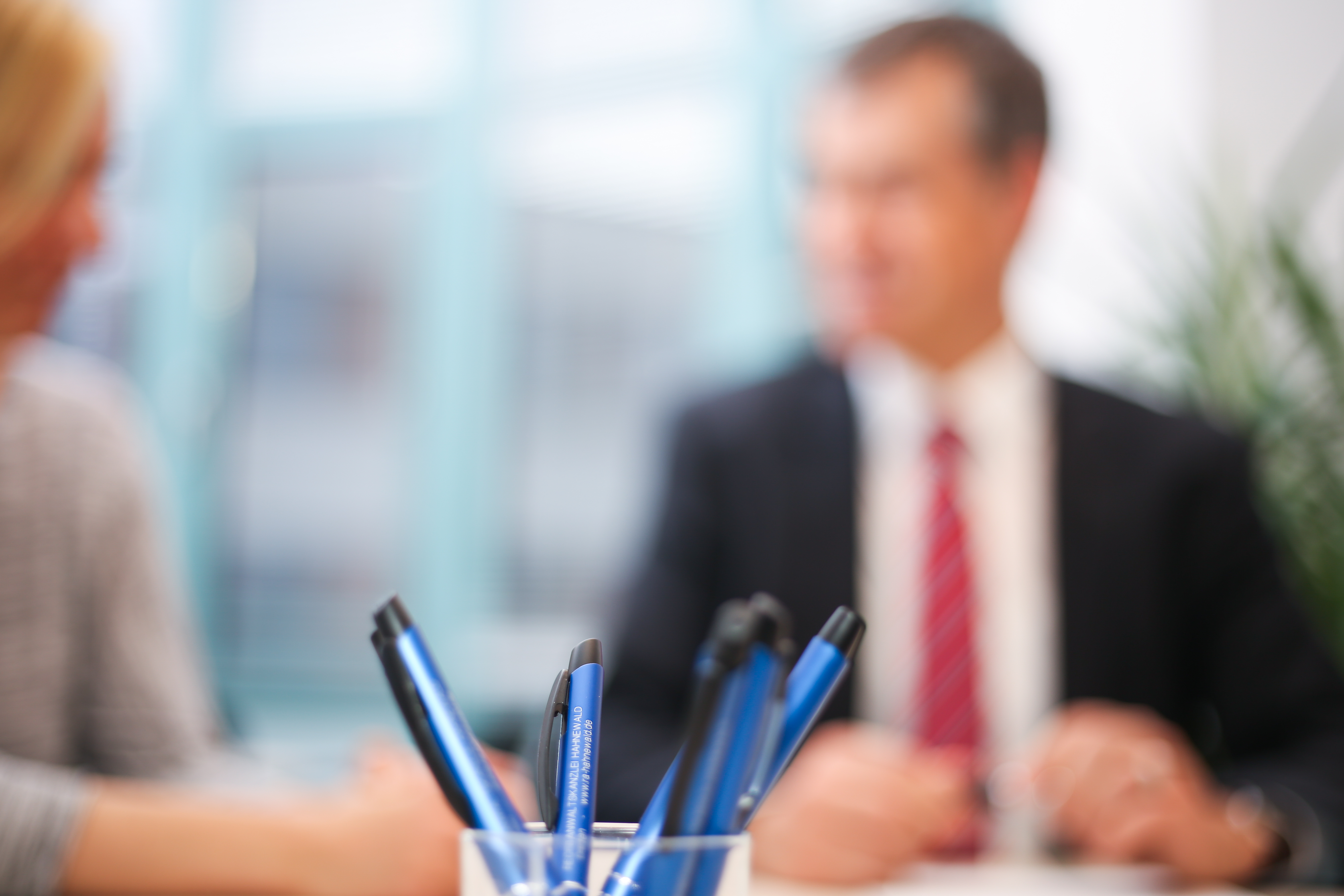 Beratung in der Kanzlei Hahnewald